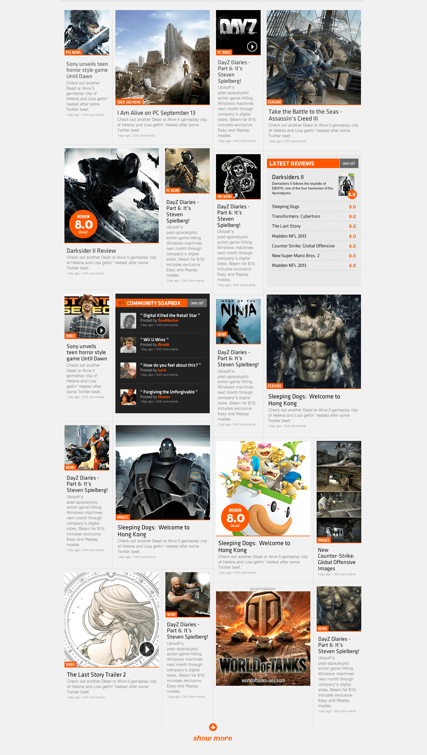Homepage Below Fold